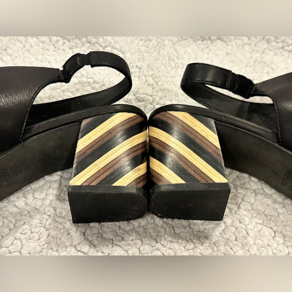 Eileen Fisher Bobbie Italian Leather Slingback Heels - Picture 7 of 14